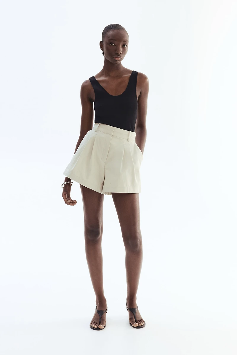 Twill Dress Shorts