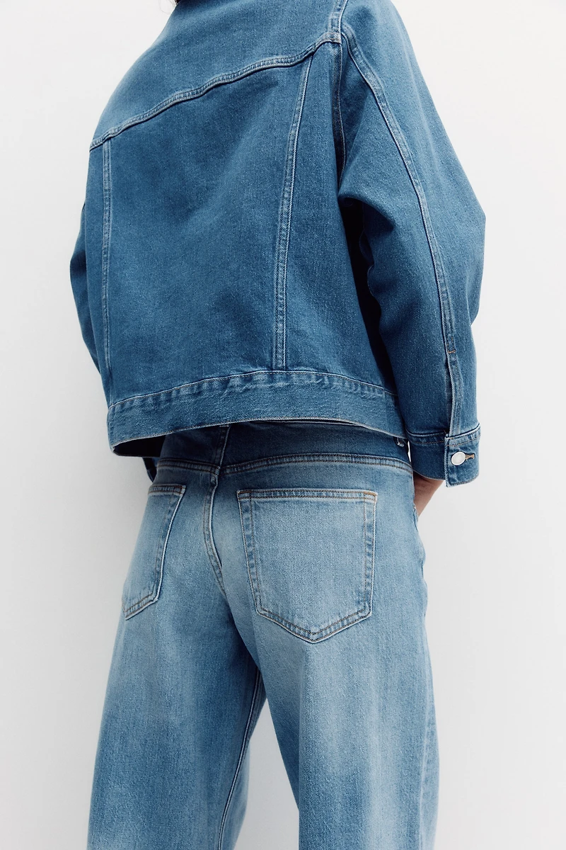 Wide-Leg Ultra High Jeans