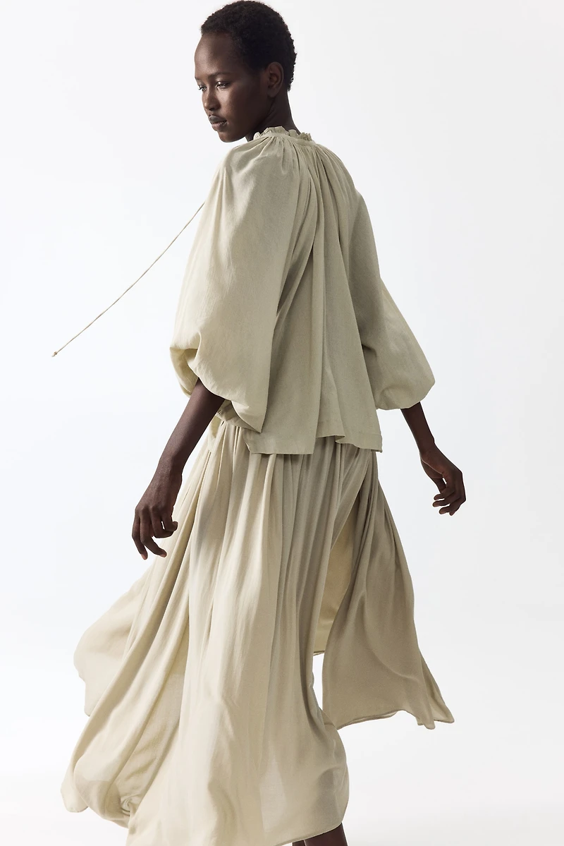 Gathered Modal Skirt