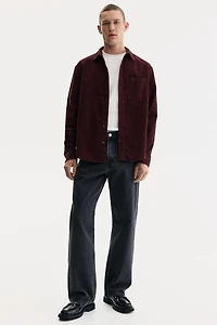 Regular-Fit Corduroy Shirt