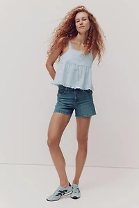 Cotton Seersucker Top