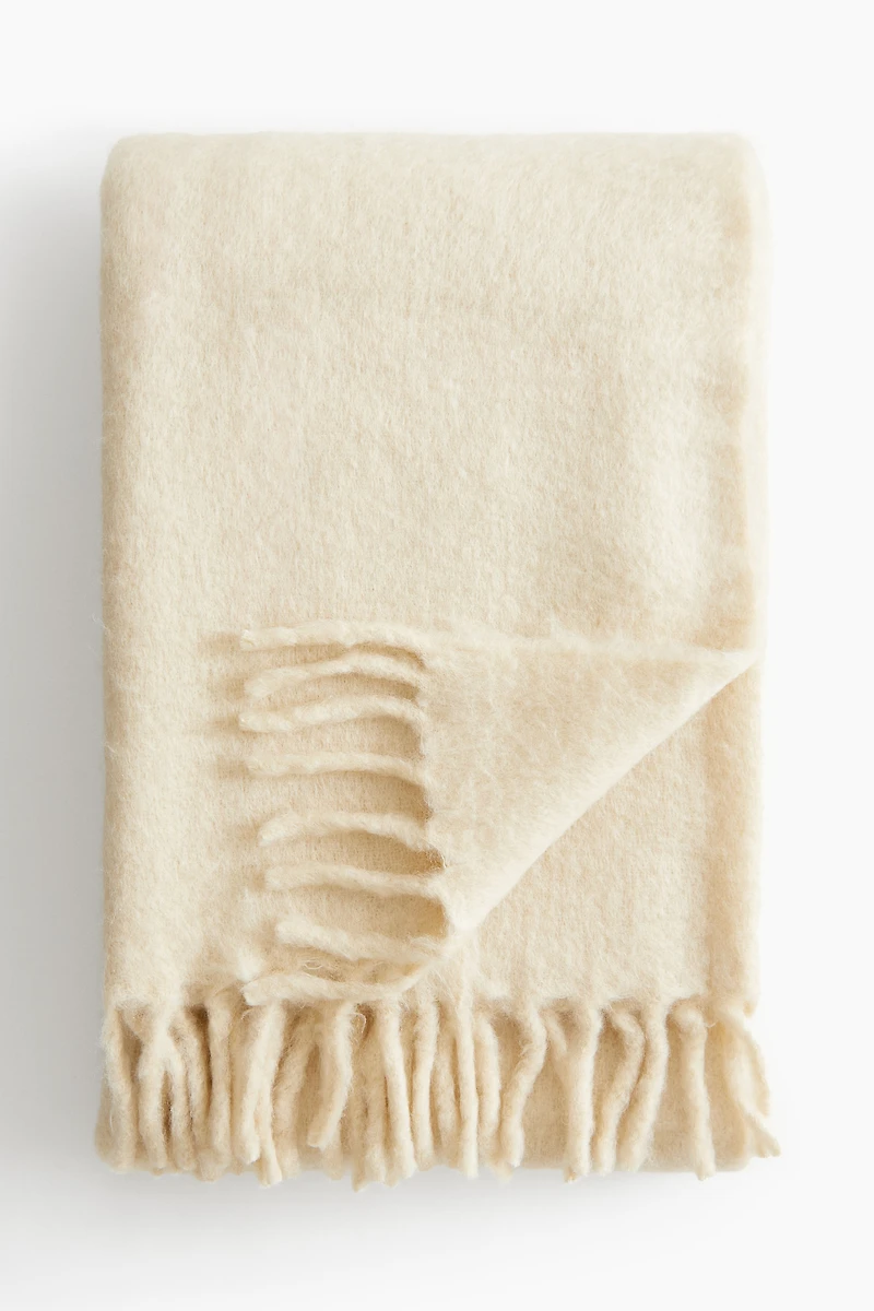 Wool-blend Throw