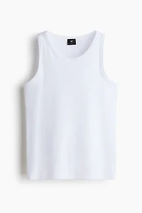 Camisole côtelée près du corps