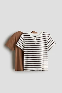 2-pack Henley T-shirts