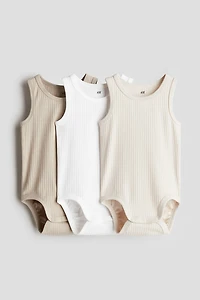 3-pack Sleeveless Bodysuits