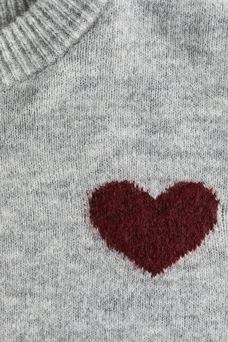 Motif-Detail Sweater