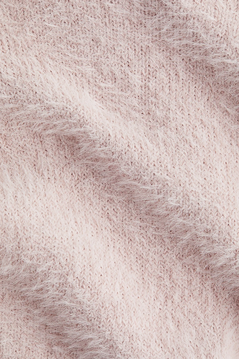 Chandail en fin tricot brossé