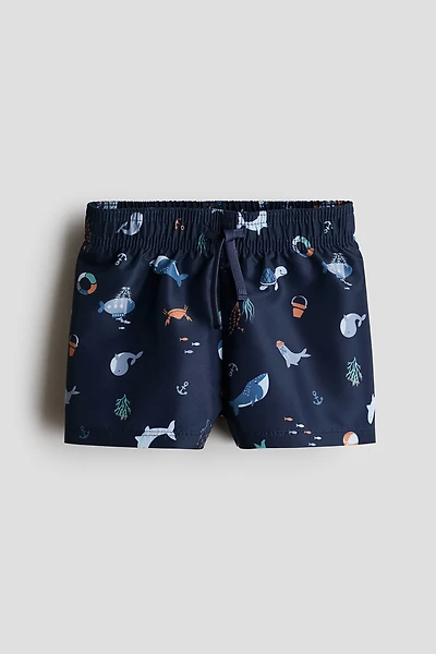 Patterned Swim Shorts