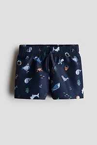 Patterned Swim Shorts