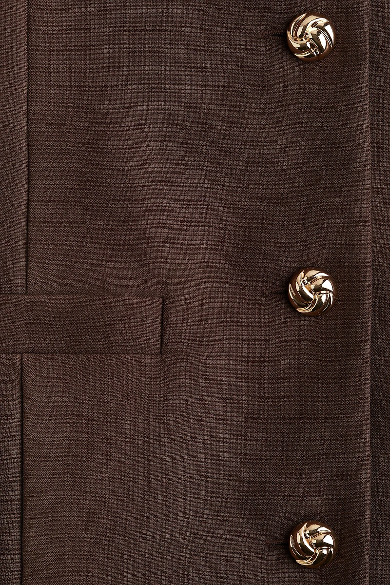 Button-Front Dress