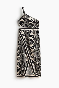 Cutout One-Shoulder Dress