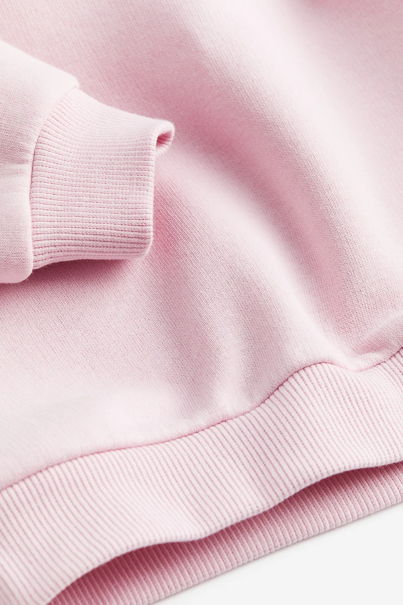 Ruffle-trimmed Sweatshirt