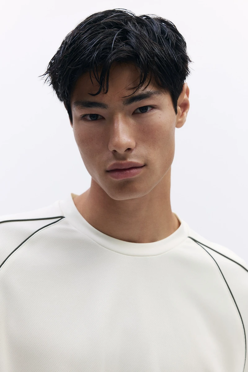 Loose-Fit Mesh Shirt