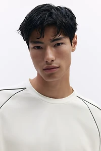 Loose-Fit Mesh Shirt