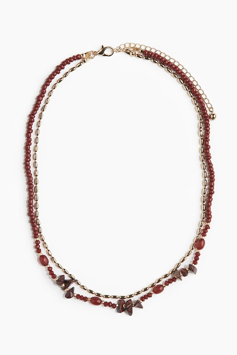 Collier à deux rangs