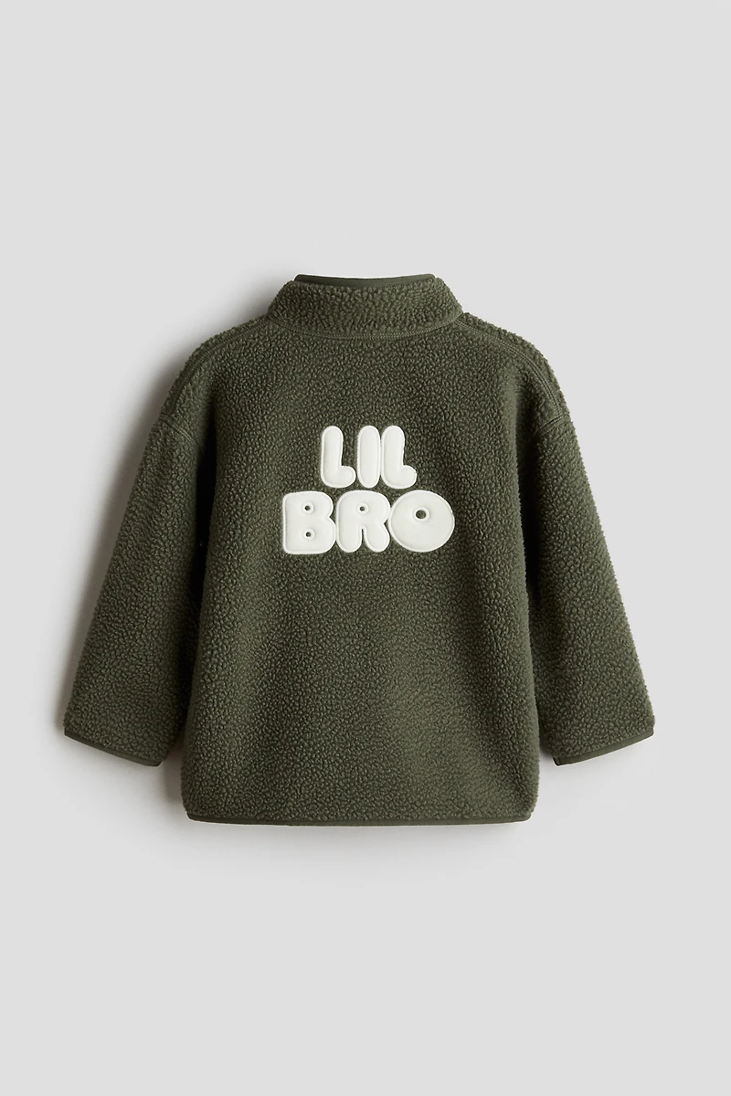 Teddy Fleece Half-Zip Sweatshirt