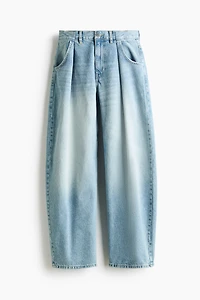 Barrel-Leg High-Waist Jeans
