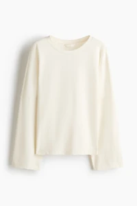 Long-Sleeved Cotton Top