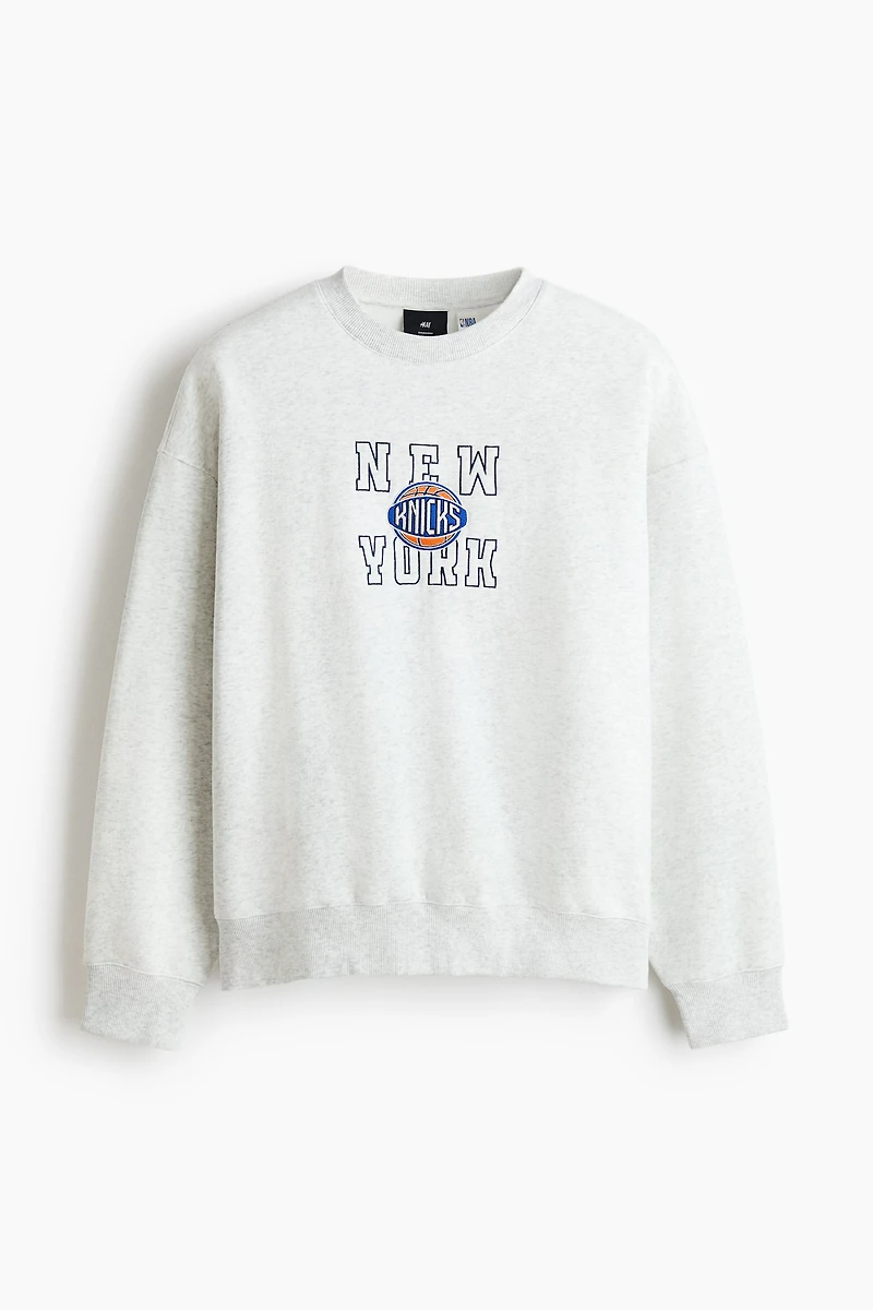 Oversized Printed Sweatshirt