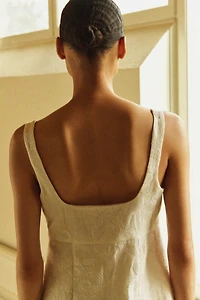 Embroidered Mini Dress
