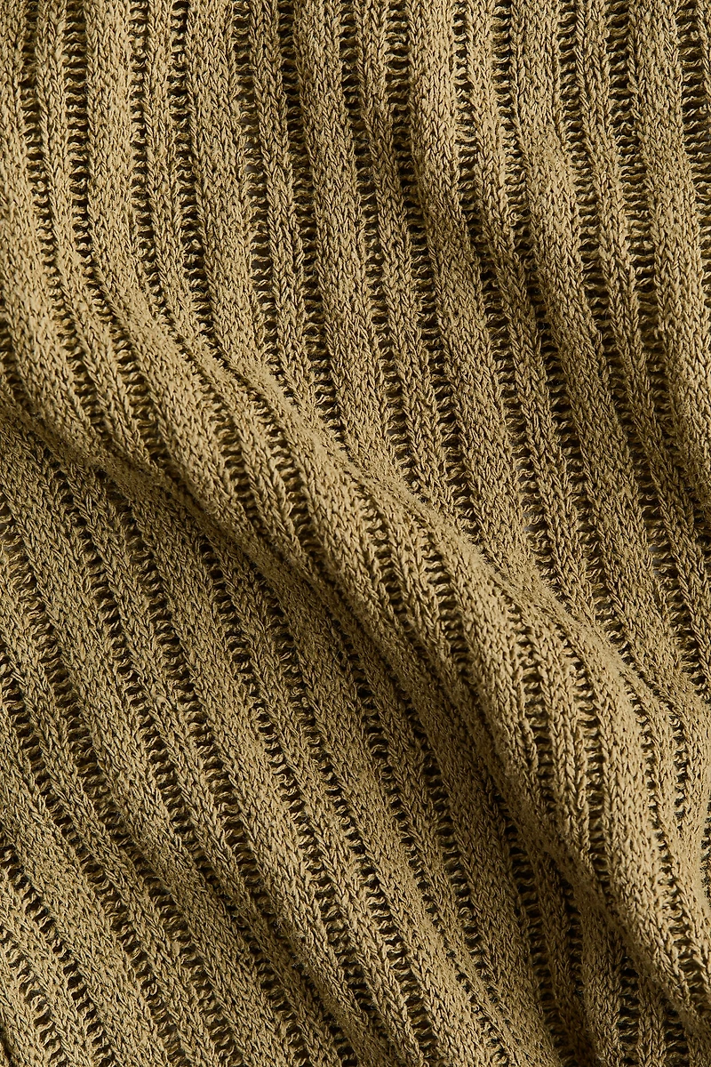 Rib-Knit Pants