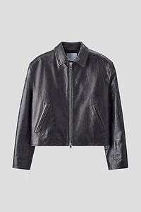Boxy Leather Jacket