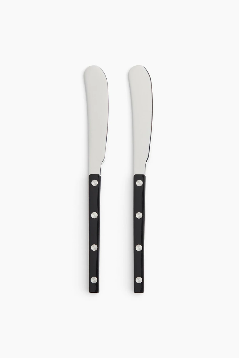 2-Pack Stainless Steel Butter Knives
