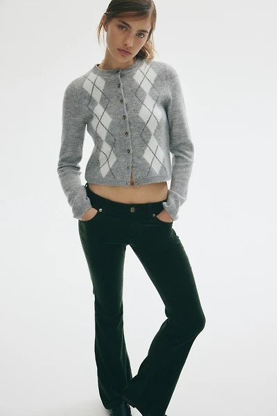 Flared Corduroy Pants