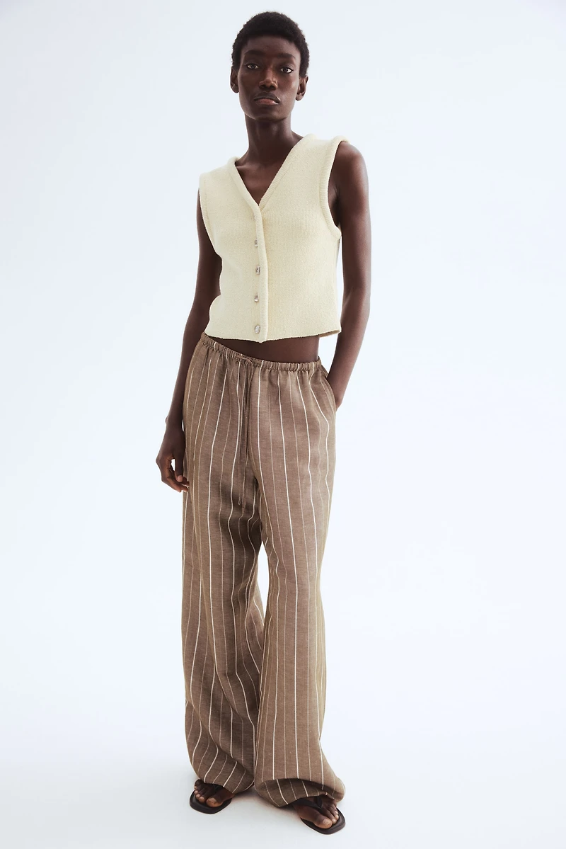 Chandail sans manches en tricot