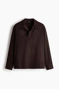 Relaxed-Fit Pullover Shirt