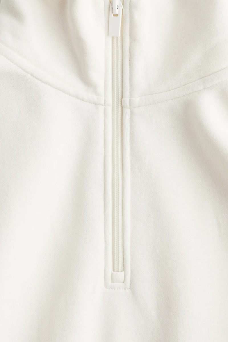Oversized Half-Zip Sweatshirt