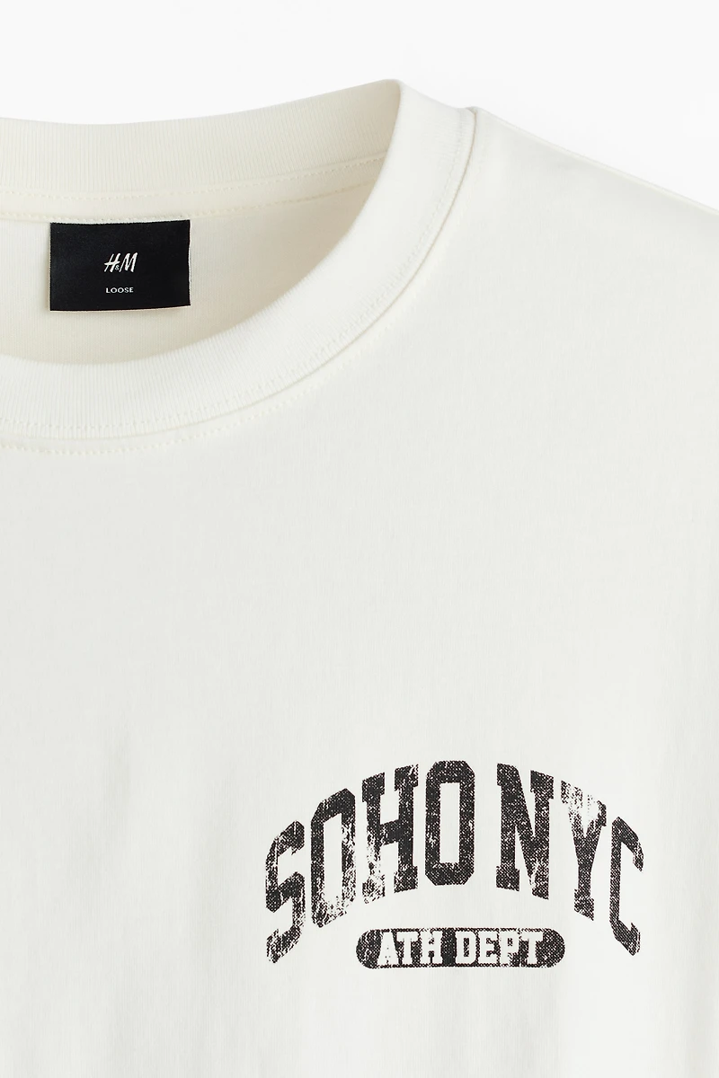Loose-Fit Printed T-Shirt