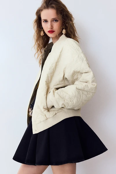 Blouson d'aviateur matelassé