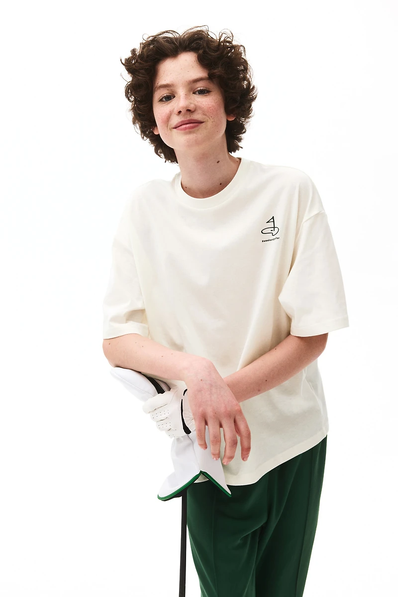 Relaxed-Fit Boxy Sports T-Shirt with DryMove™