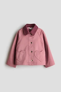 Utility Jacket with Corduroy Collar