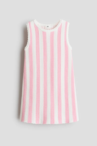 Textured Cotton Dress