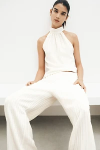 Textured Jersey Top
