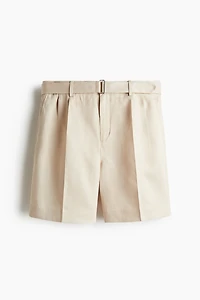Relaxed-Fit Tailored Lyocell-Blend Shorts