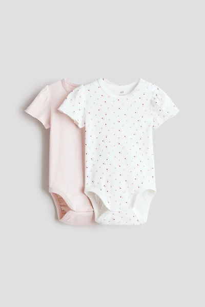 2-pack Short-sleeved Bodysuits