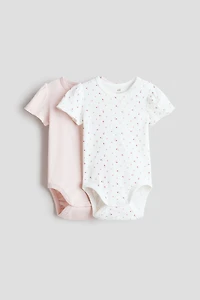 2-pack Short-sleeved Bodysuits