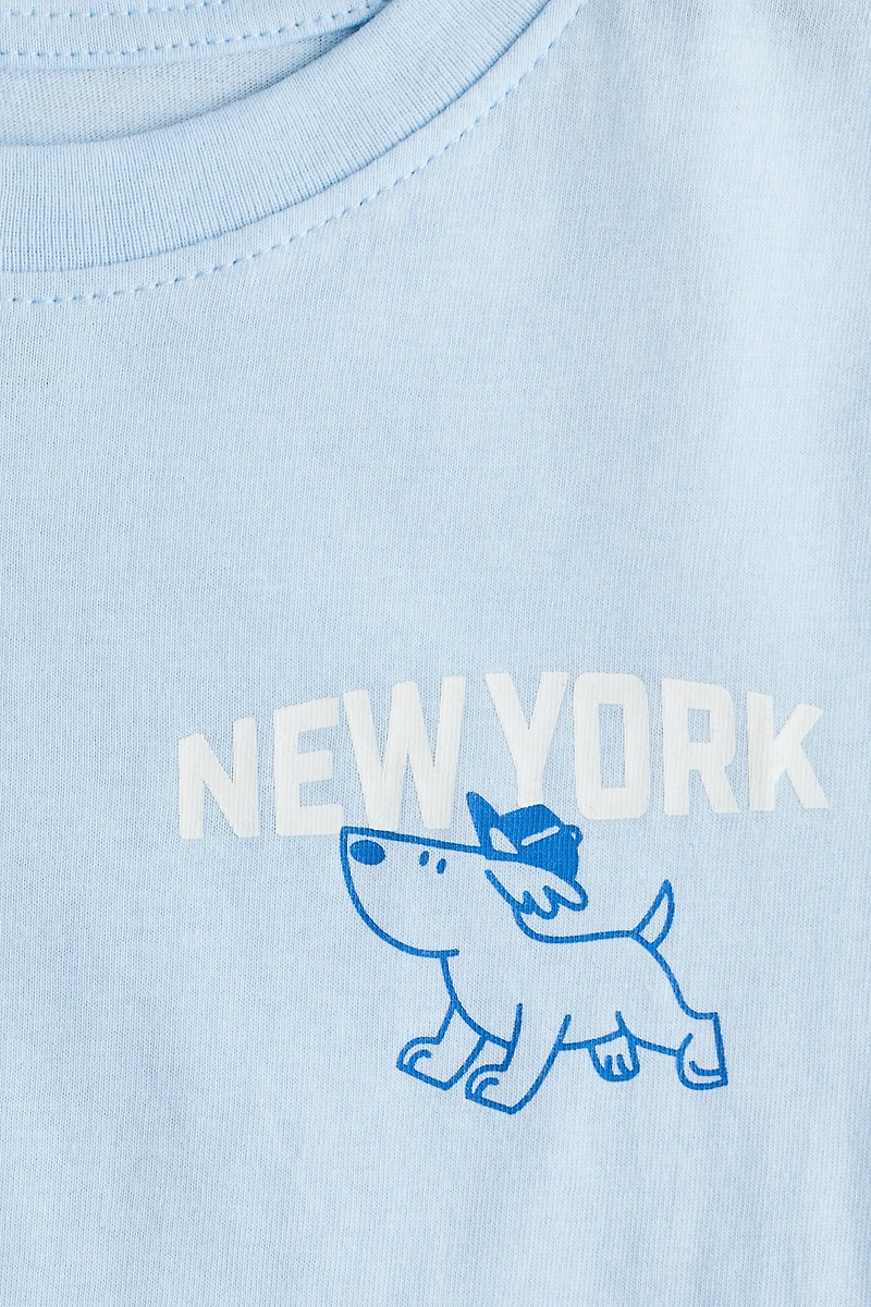 Printed Cotton T-Shirt