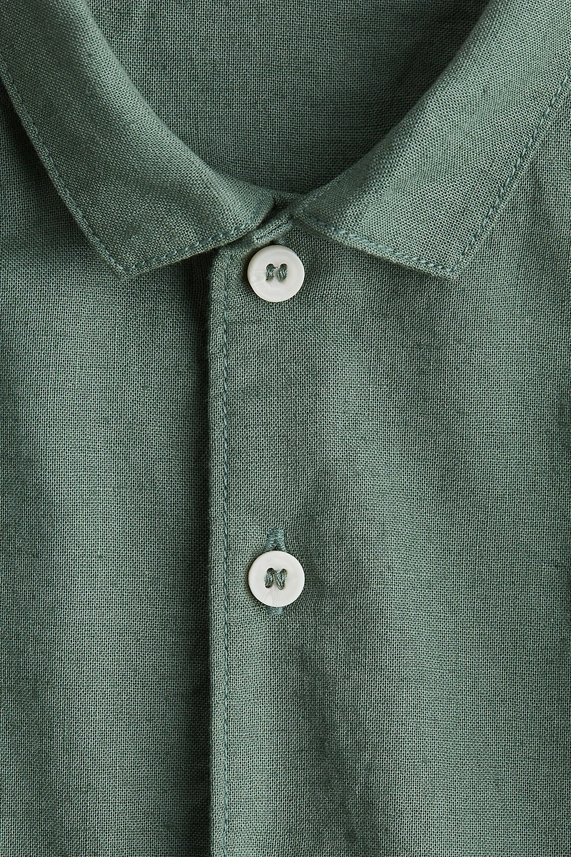 Linen-blend Shirt