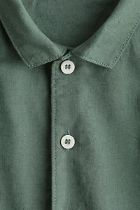 Linen-blend Shirt