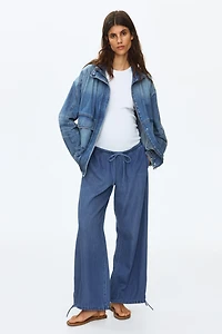 MAMA Pantalon en denim avec jambes ballon