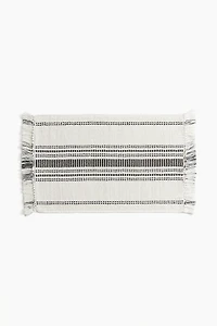 Cotton Bath Mat with Fringe