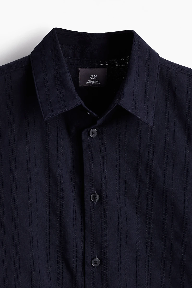 Regular Fit Textured Shirt