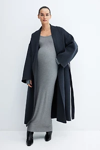 Robe MAMA moulante côtelée