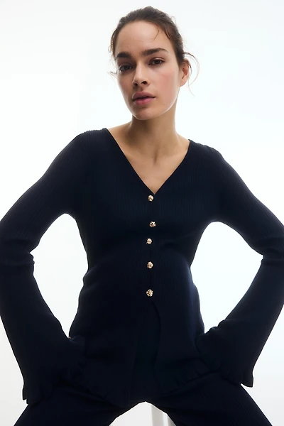 MAMA Chandail en tricot côtelé