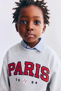 Chandail ras-du-cou imprimé