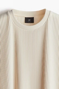 T-shirt plissé Coupe Flottante